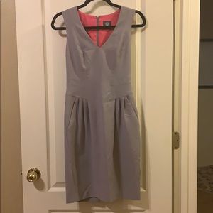 Grey and hot pink Vince Camuto dress